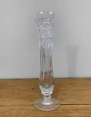 £11.50 • Buy Royal Brierley Lead Crystal Clear Glass Vase