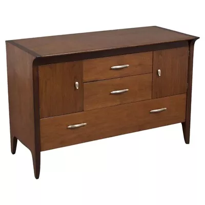 1960s Mid-Century Modern Walnut Dresser: Vintage Elegance Meets Functionality • $2375