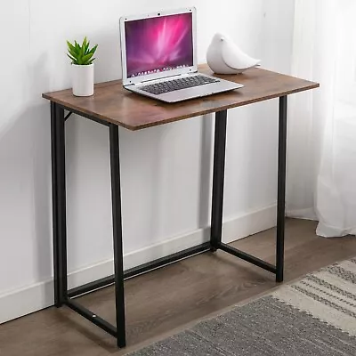 Folding Computer Desk Study Desk Writing Table Home Office Boston • £36.99