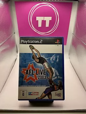 🇦🇺 AFL Live 2003 Football - Sony Playstation 2 PS2 - Free Postage FOOTY PAL • $9.31