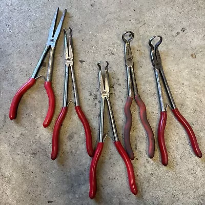 Mac Tools Hose Clamp Pliers Set With Long Reach Pliers - 5 Pcs • $60
