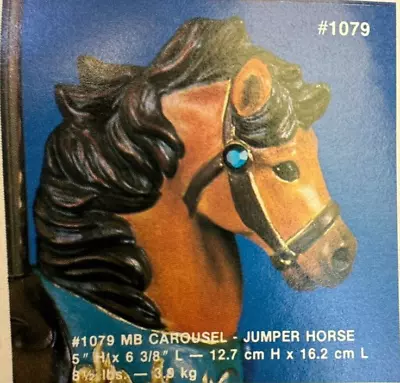 Vintage Alberta Ceramic Mold #1079 Mb Carousel Jumper Horse • $62