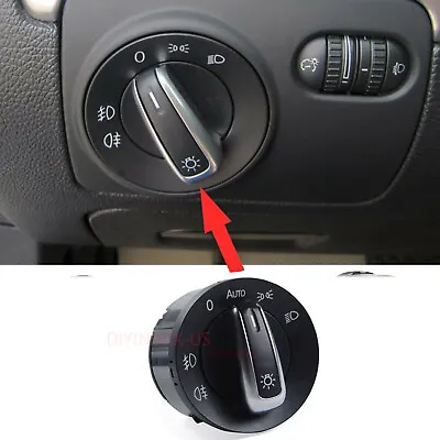 Euro Headlight Switch Light Fits VW Passat CC B6 Jetta Golf MK5 MK6 5ND941431A • $12.88