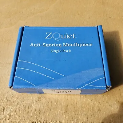 ZQuiet Anti-Snoring Mouthpiece Comfort Size 1 Open Box • $75.86