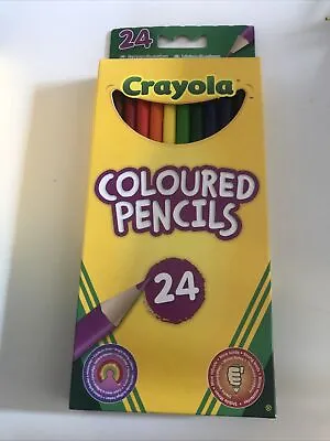 Crayola Coloured Pencils- Pack Of 24 - New • £3.50