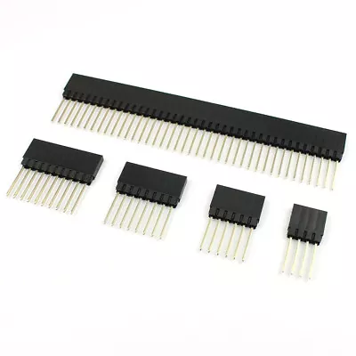 10Pcs 2.54mm 4 6 8 10 40 Pin Single Stackable Shield Female Header For Arduino • $2.99