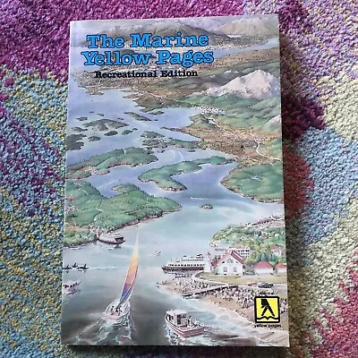 Vintage 1986 Marine Yellow Pages Boating Phone Directory Book Washington Oregon • $26