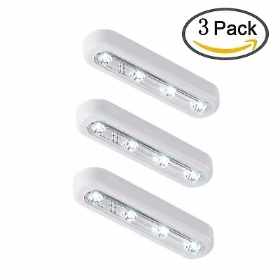 OxyLED Tap Closet Lights One Touch Light Stick-on Anywhere 4-Led Touch Light • $15.69