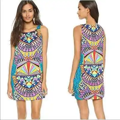 Mara Hoffman Size XS Geometric Print Shift Dress Multicolor • $32.50