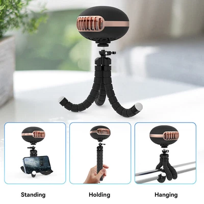 $16.92 • Buy USB Fan Flexible Octopus Clip-on Mini Fan Handheld Cooling Fan For Baby Stroller