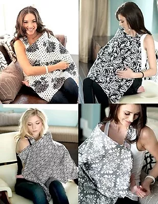 Udder Covers   New Designs   Breastfeeding Nursing Cover Cotton 4 Choices  • $17.90