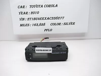 2009-2011 Toyota Corolla Display Clock Dash 83950-02170 OEM • $23