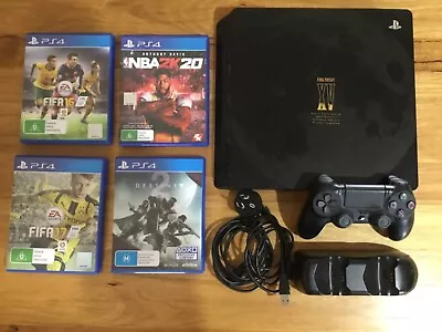 $249.99 • Buy Sony PS4 Playstation 4 Limited Edition Final Fantasy XV Console 1TB + 4 Games
