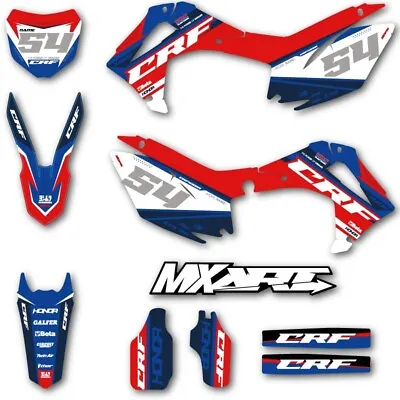 Honda CRF 450 2013 2014 2015 2016 Full Custom Decals FIERCE STYLE Sticker Kit • $249.90