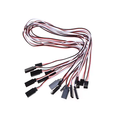 10pcs 50cm Length Male To Female Servo Extension Lead Wire Cable For RC:da • £5.29