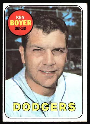 1969 Topps Ken Boyer    #379 Los Angeles Dodgers • $1.80