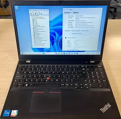 Lenovo Thinkpad L15 Gen2 15.6  Laptop Intel Core I5-1135G7 8GB RAM 240GB SSD Win • £189