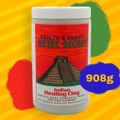 $54.95 • Buy Aztec Secret Indian Healing Clay Facial Deep Pore Cleansing Mask 908g Genuine 