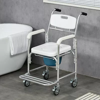 Lightweight Medical Aid Mobility Chair With Fold Up Footrest And Padded Armrests • $129.98