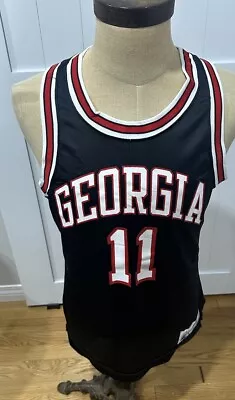 Vintage Georgia Bulldogs Champion Black   Basketball Jersey Men/Adult L • $65