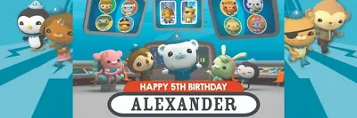 2 X Octonauts Personalised Birthday Banner - READ DESCRIPTION • £5.90