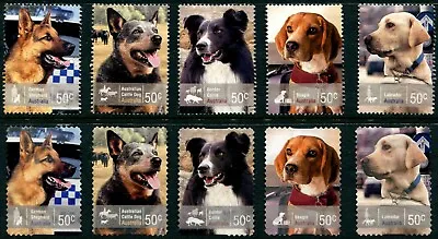 £2.56 • Buy 2008 Australia Working Dogs Complete Set Of 10 Good To Fine Used, Inc S/A