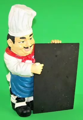 Fat Chef French Italian Tuscan Bistro Pastry Cafe Chalkboard Kitchen Figure 13  • $44.99