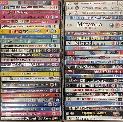 £8.99 • Buy 20x Comedy DVD Job Lot Bundle Standup, TV, Rhod Gilbert, Peter Kay, Alan Carr ..