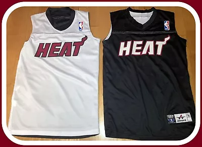 Miami Heat Allenson Athletic Reversible Youth Medium Nba Basketball Jersey New • $15.99