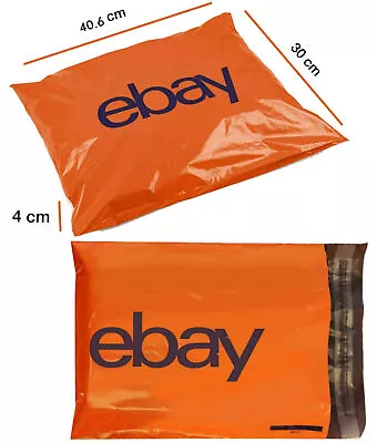 15 EBay Branded Packaging Self Seal Plastic Mailer Postage Bags 30cmx40.6cmx4cm • £5.99