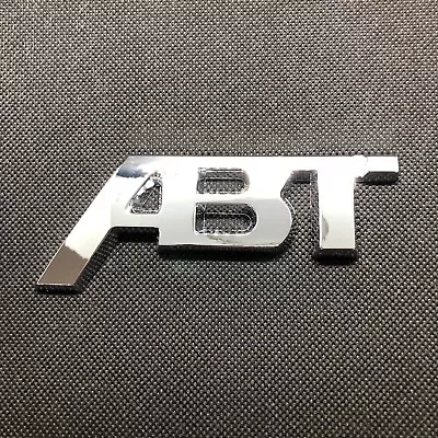 ABT Badge Side Rear Emblem Sticker RS R Large Silver • £5.99