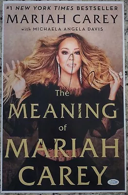 GIANT AUTO! VERY RARE Mariah Carey Signed Autographed 11x17 Photo ACOA COA! • $299.95