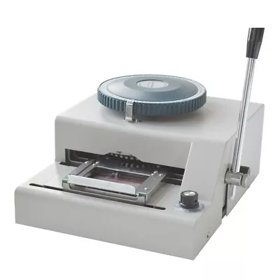 66 Characters Manual Convex Embosser PVC ID Card Printer Embossing Machine • $204.92