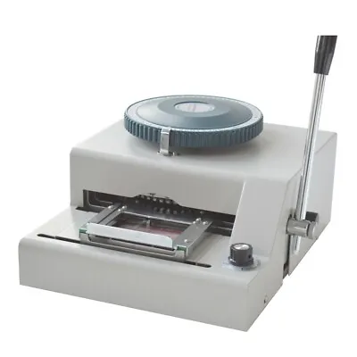 £202.48 • Buy 66 Characters Manual Convex Embosser PVC IDCredit Card Printer Embossing Machine