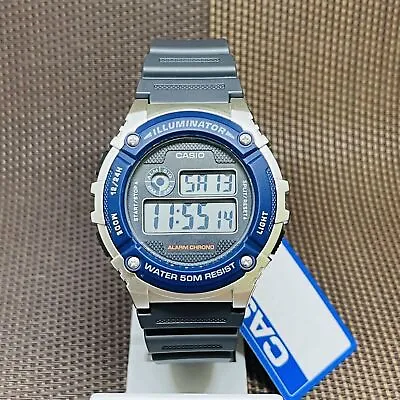 £19.28 • Buy Casio W-216H-2A Youth Series Illuminator Alarm Chrono Black Resin Digital Watch
