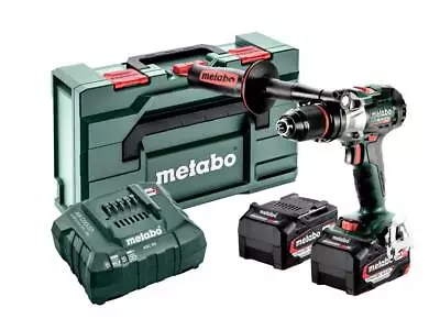 Metabo 602360590 2x5.2Ah 18V Brushless Combi Drill Kit MetaBOX 145L Professional • £259.95