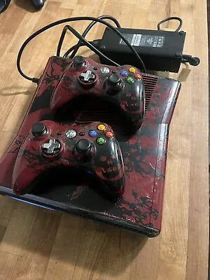 $110 • Buy Microsoft Xbox 360 Gears Of War 3 Limited Edition 320GB Console 2 Controllers