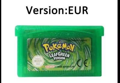 Pokémon Leaf Green (Game Boy Advance 2004) • £15