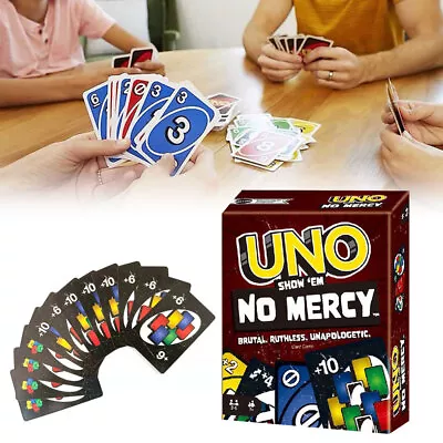 UNO Show ‘em No Mercy Card Game For Kids Adults & Family Night Parties NEW • $11.96