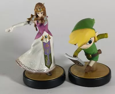 Princess Zelda And Windwaker Link Amiibo [Damaged] • $19