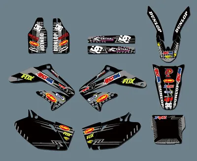 Pro Team Graphics Kit Stickers For Honda CRF450R 2002 2003 2004 Crf450r 02-04 • $74.52