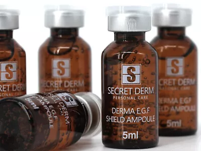 [Secret Derma] EGF Shield Ampoule + Mts Roller Wrinkle Whitening Ampoule 5ml X 5 • $43.90
