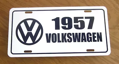 1957  Volkswagen License Plate Car Tag 57 VW  Beetle Bug Bus Type 2 • $19.85