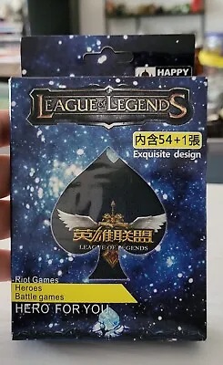 Complete Boxed Riot Games League Of Legends Hero For You Poker Card Set  • £10