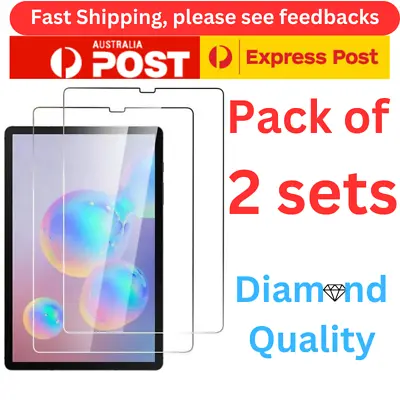 For Samsung Tab A8 S9 + A7 S6 Lite S9 FE S8 S7 Tempered Glass Screen Protector • $5.88