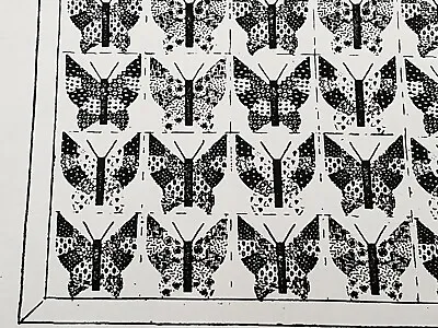 Vintage Quilt Pattern Mail Order Pieced Butterfly 9.5  Block Design Quilter 30s • $8