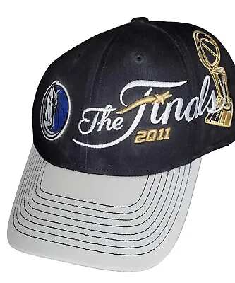 Dallas Mavericks Hat Cap Fitted Adult One Size Adidas Basketball Finals Mens • $13.01