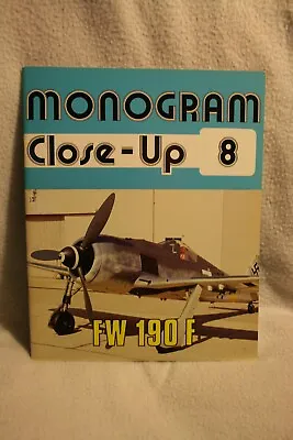 Monogram Close Up Volume 8 Focke Wulf Fw190 F VG+ Condition RARE • $35