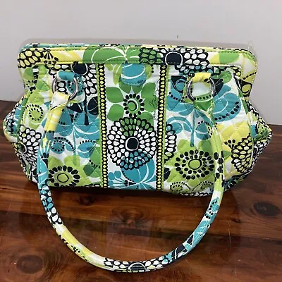 Vera Bradley Clare Lime's Up Shoulder Purse Magnetic • $9