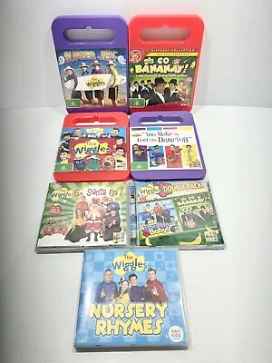 The Wiggles DVD & CD Collection. Original Lineup X 5 Greg Murray Jeff Anthony • $29.95